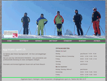Tablet Screenshot of eggimann-sport.ch